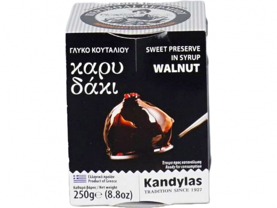 Walnüsse in Zuckersirup 250g Kandylas